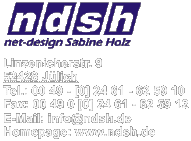 ndsh / net-design Sabine Holz     52428 Jlich